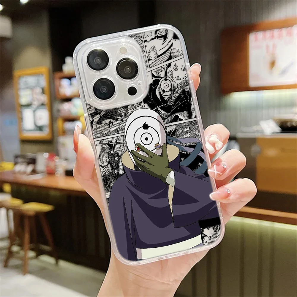 Фото Японский магнитный чехол HotAnime для телефонов Samsung Galaxy S26 S25 S24 S23 S22 S21 S20 FE Edge Plus Ultra 5G с изображением Наруто, прозрачный TPU-чехол №2