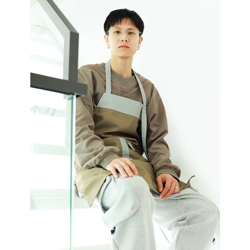 Фартук для рабочей одежды официантка бариста глажка и окрашивание специальная