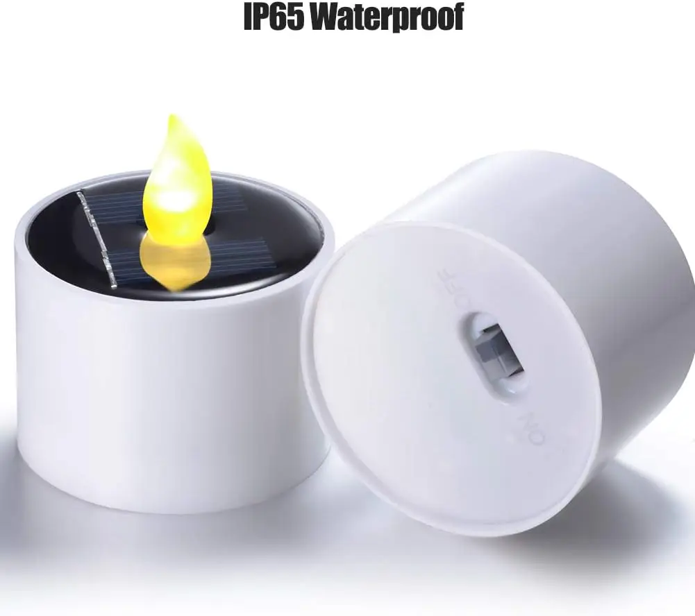 Водонепроницаемые Солнечные Лампы Светодиодные Свечи Уличное Электронное
