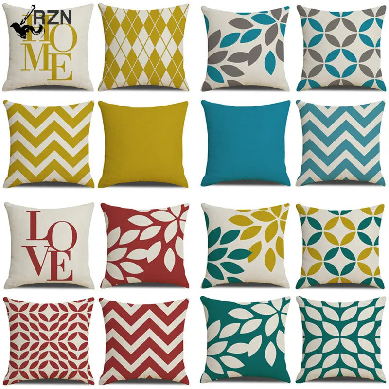 

Однотонная дизайнерская декоративная наволочка для диванной подушки, 45 см