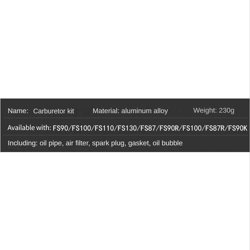 Карбюратор для STIHL FS87 90 100 110 набор карбюраторов FS90R 87R S90K запчасти аксессуары