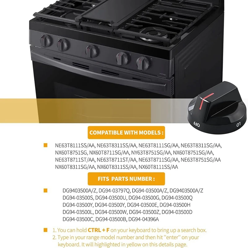 Ручка для фотоплиты детали плиты DG94-03500U DG94-03500A NX60T811SS NX60T8711SG NX60T8711