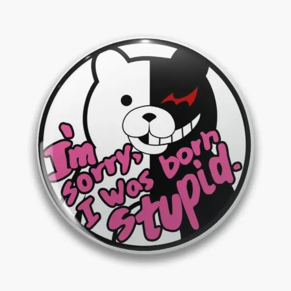 

Извините, я родился, глупая мягкая булавка для пуговиц, креативная модная забавная булавка для лацканов, значок для одежды, Мультяшные украш...