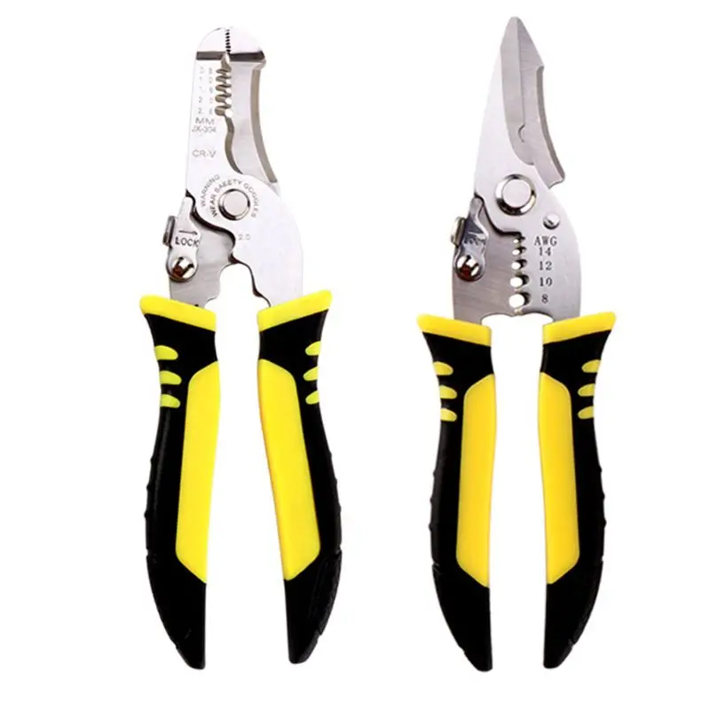 

Multifunctional Wire Stripper 5 in 1 Universal Electrician Wire Cutters Cable Peeling Knife Pliers Crimping Stripping Hand Tool