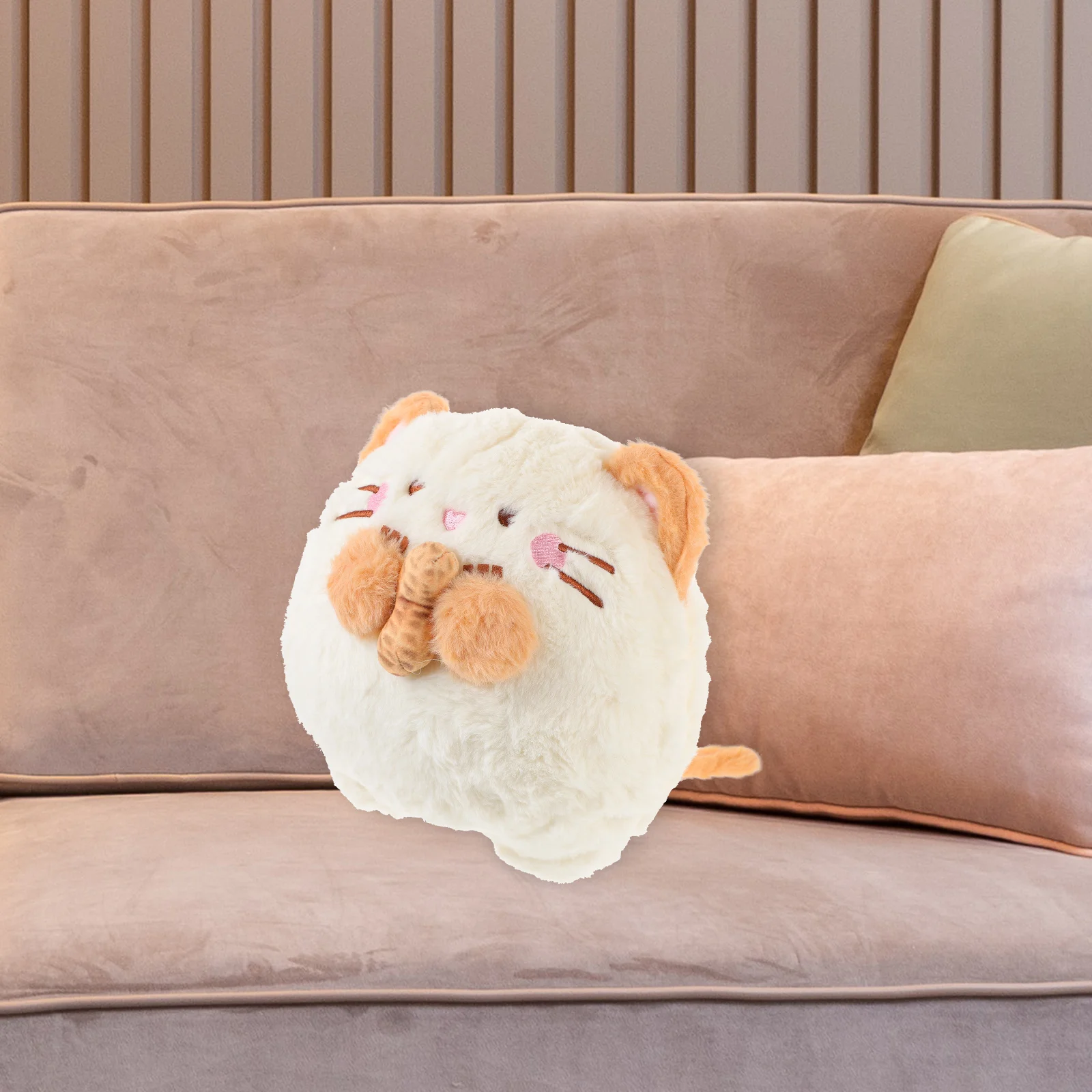 

1pc Peanut Mouse Adorable Plush Toy Stuffed Animal Festival Gift Party Decoration for Home Shop Beige 30cm Stitch