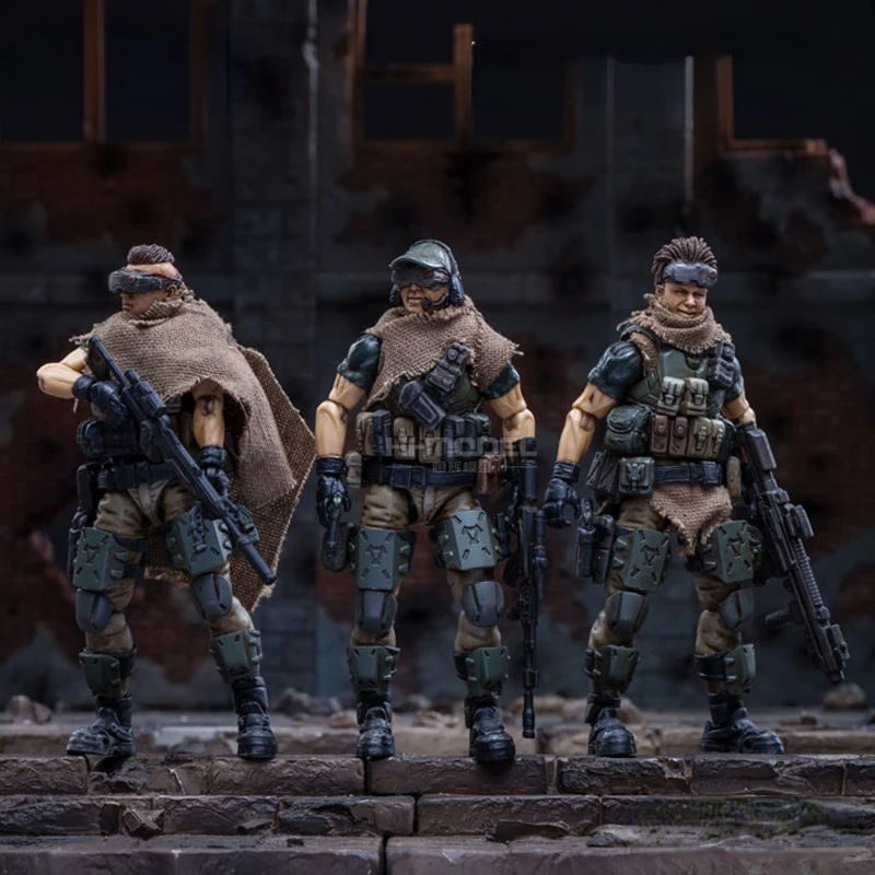 

Soldier's Finished Hand-made Apocalyptic Awakening Nether Wing Cross The Line of Fire Joint Movable Gift for Children