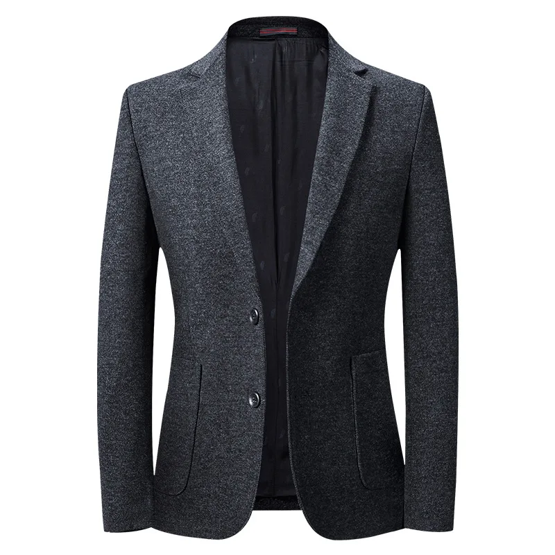 

HOO 2022 мужской Тонкий Блейзер из шерсти стрейч осень-зима