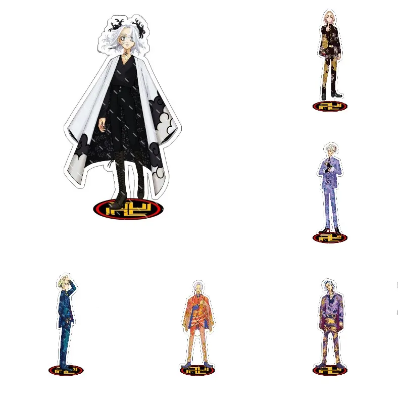 

Tokyo Revengers Action Figure Cosplay Acrylic Stands Tokyo Avengers Mikey Draken Model Plate Fans Collections Props Anime Gifts