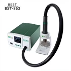 Бессвинцовая термостатическая Тепловая пушка BEST-863, паяльная станция 1200 Вт, Интеллектуальный ЖК-цифровой дисплей, наладочная станция для ремонта телефонов