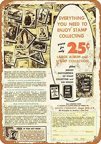 

1968 цветной телевизор Zenith, металлический жестяной знак, домашний декор для кухни, спальни, бара