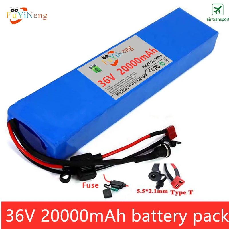 

36V 20Ah Battery E-bike Battery Pack 18650 Li-Ion Battery 500W High Power and Capacity 36V Fiido D2 D4s Motorcycle Scooter