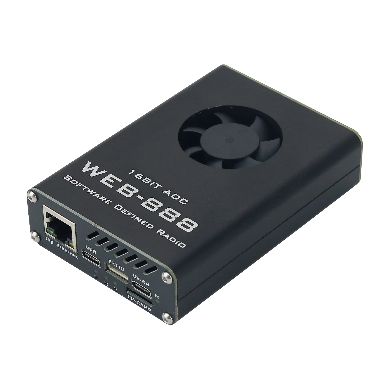 Фото Программно-определяемый радиоприемник HamGeek WEB-888 SDR с 16-битным АЦП, полосой пропускания 62 МГц и модулем GPS для HF/VHF №2