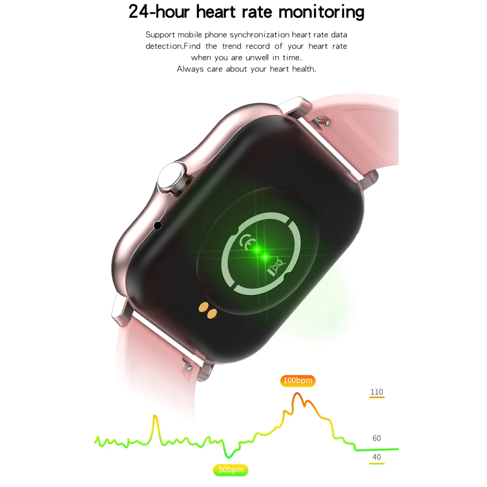 Смарт-часы PK P8 Plus SE Y20 с сенсорным экраном 2022 дюйма и Пульсометром |