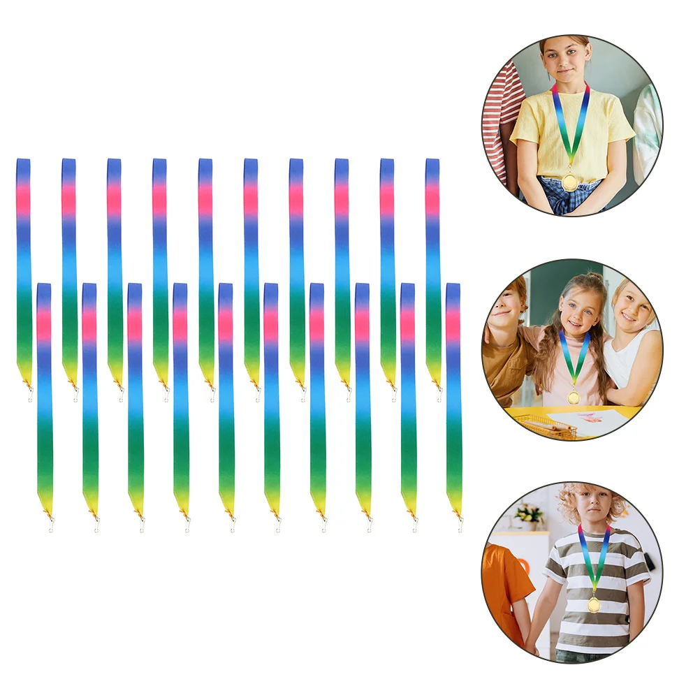 

Sports Medal Ribbons Sports Meeting Award Ribbons Award Neck Ribbons Medal Lanyards hook ribbon medal hanging strap