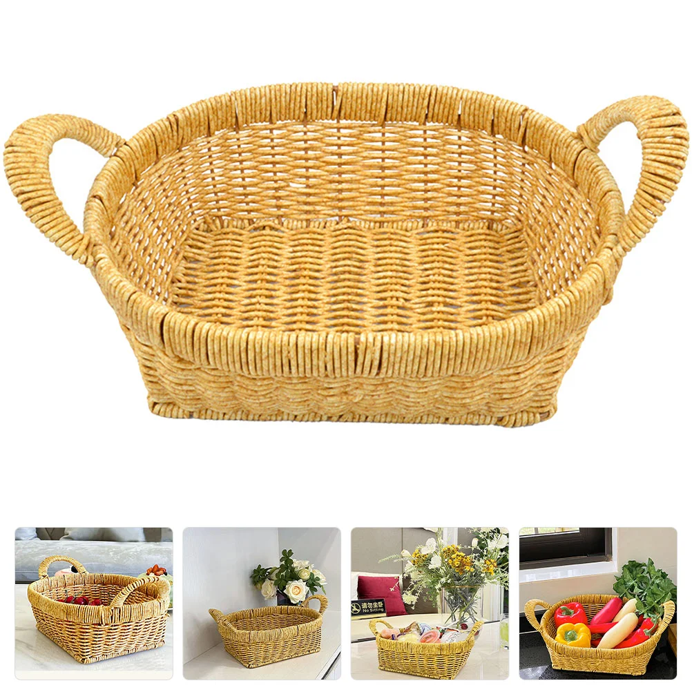 

Basket Candy Storage Fruits Biscuit Package Decorative Table Holder Plasticcookie Container