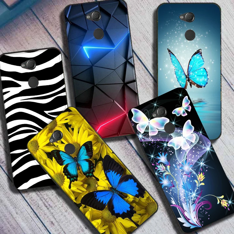 Чехол-бабочка для Sony Xperia XA2, чехлы, мягкий чехол из ТПУ для Sony Xperia XA2 Plus Ultra XA2plus XA2ultra, чехлы, силиконовые сумки