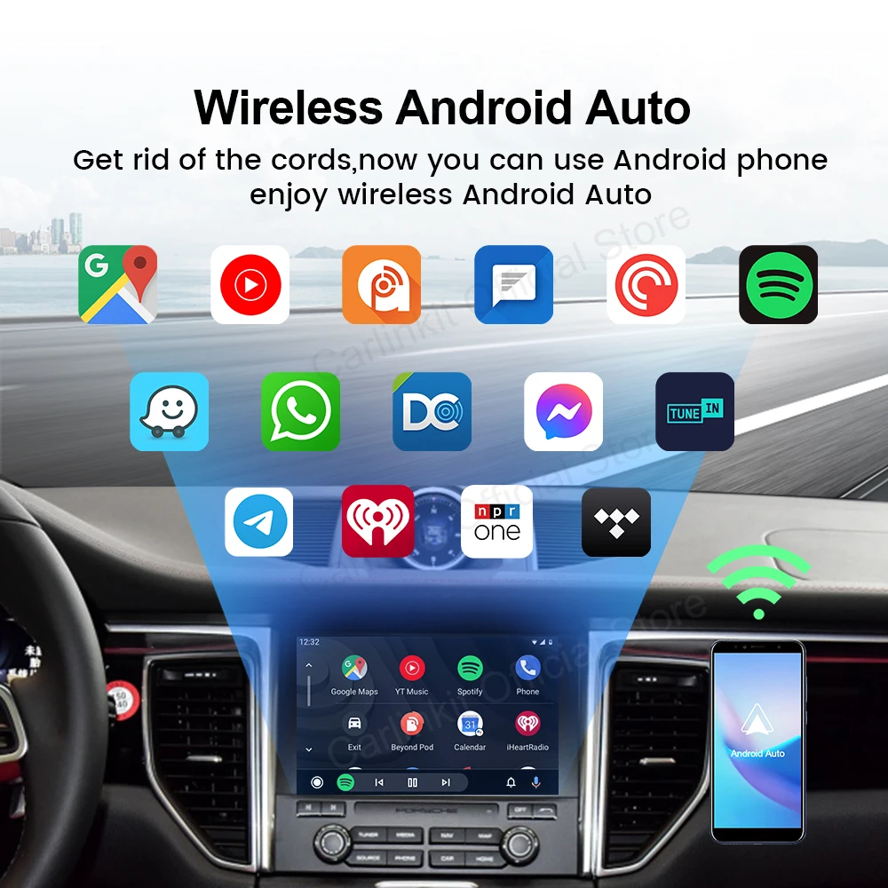 2022 CarlinKit 4 0 для беспроводной Android авто Apple CarPlay ключ мини Box активатор USB адаптер Volvo