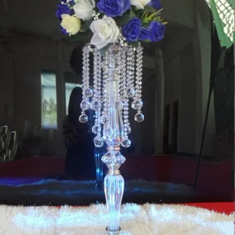 

70 см высокий хрустальный свадебный центральный стол подставка для цветов Свадебная люстра