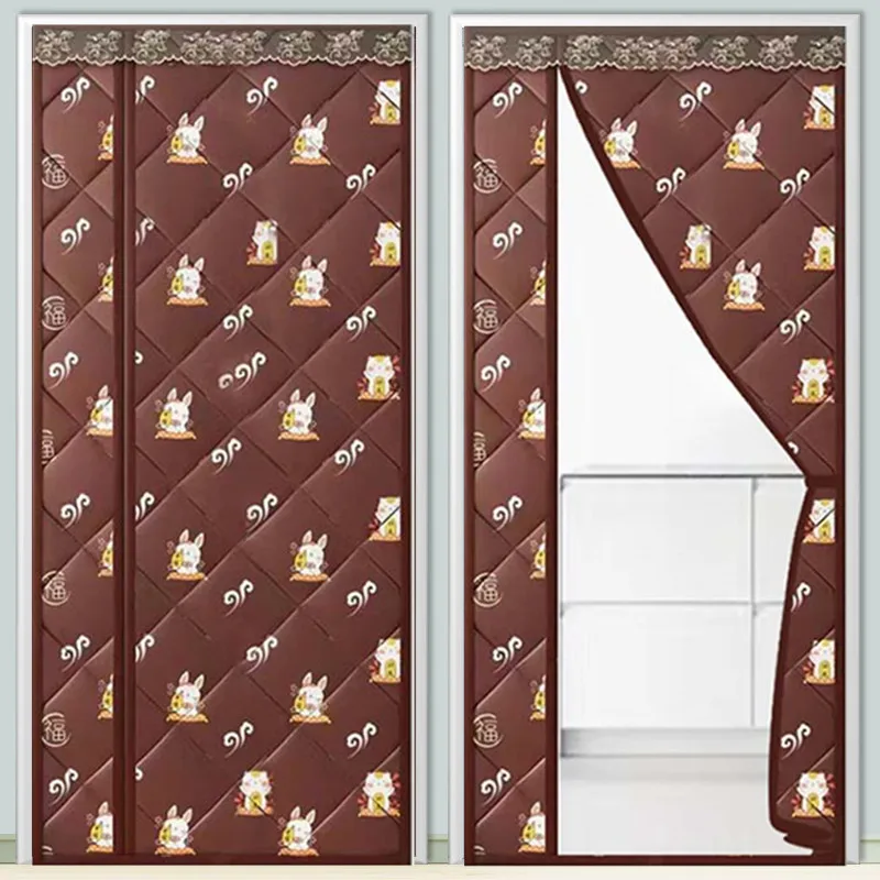 

2022 New Magnetic Thermal Door Curtain Winter cold warm indoor and outdoor home partition door curtain dust isolation noise