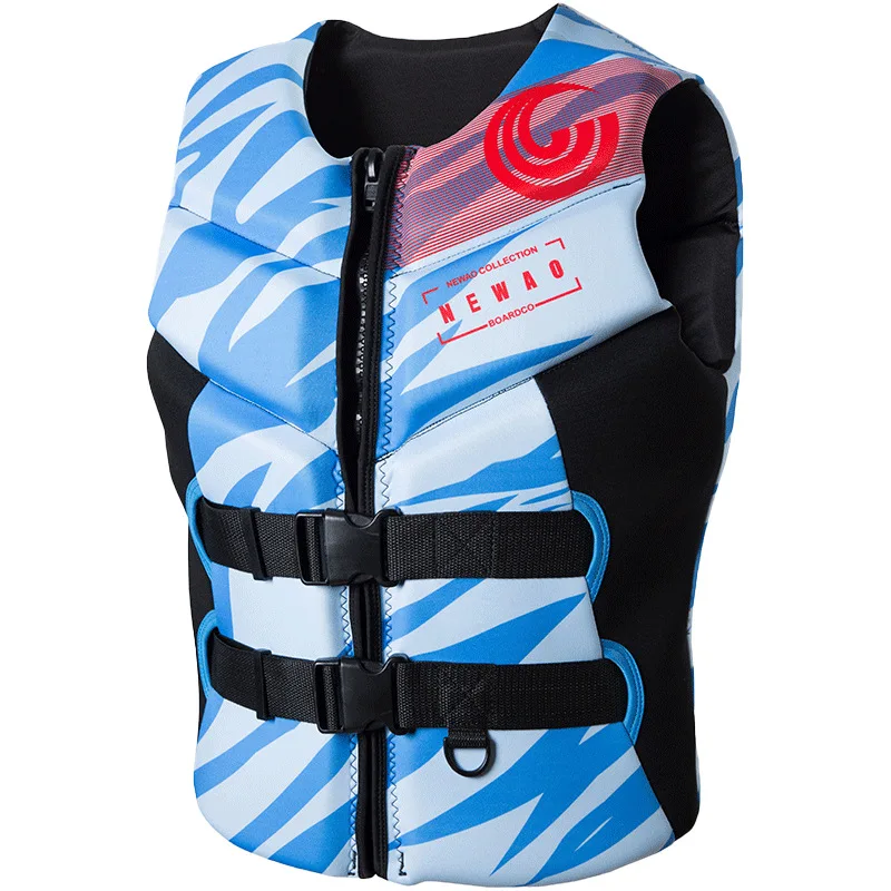 

2022 Neoprene Life Jacket Adult Children Outdoor Rafting Fishing Swimming Professional Safety Life Vest Kayak Snorkeling Suit
