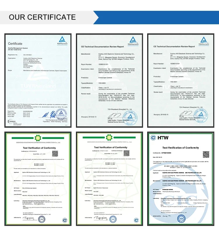 YKD-9003 Портативная эндоскопия FHD все в одном для ЛОР-клинического осмотра и