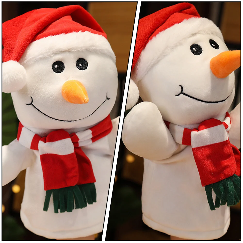 Мультяшная ручная кукла Санта-Клауса животные для родителей и детей детские