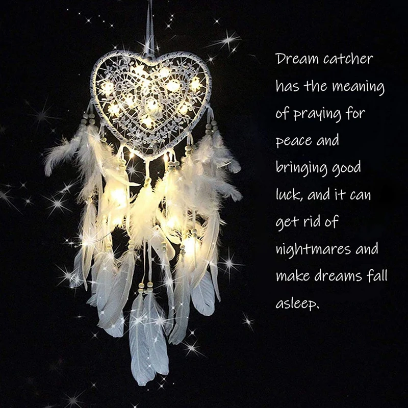 Ловец снов в форме сердца Настенный декор подарки для девочек-подростков