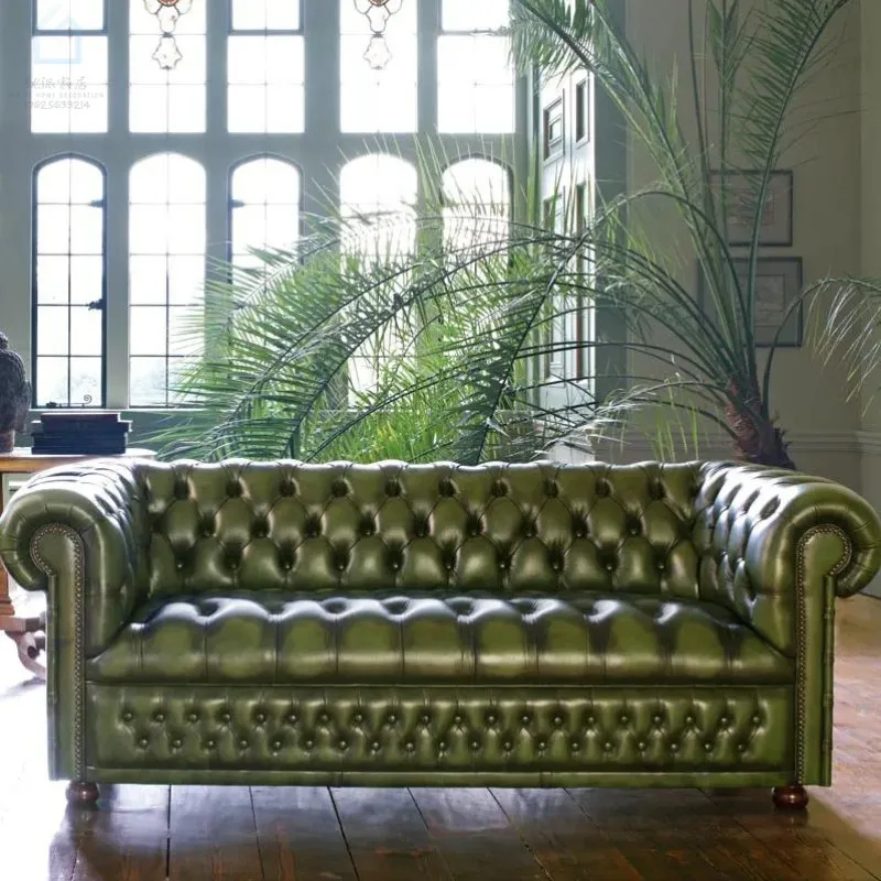 Американская винтажная модель для гостиной комбинация комнаты маленькая