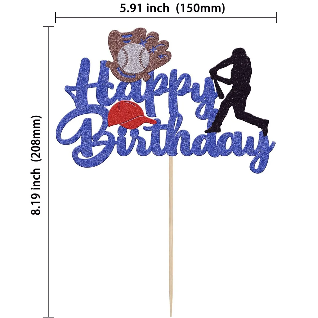 

Топпер для торта бейсболка Jeyomerry