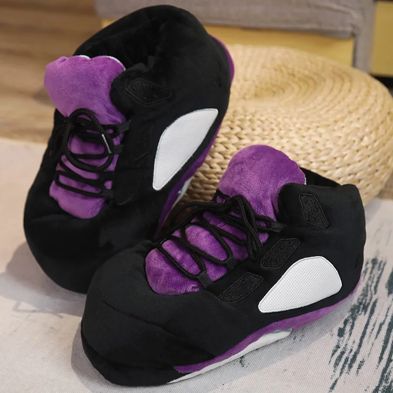 Unisex One Size Fits Most Eu 36-43 Winter Indoor Cotton Shoes Woman Warmth Home Slippers Women/Men Snug Sneakers Ladies Slipper