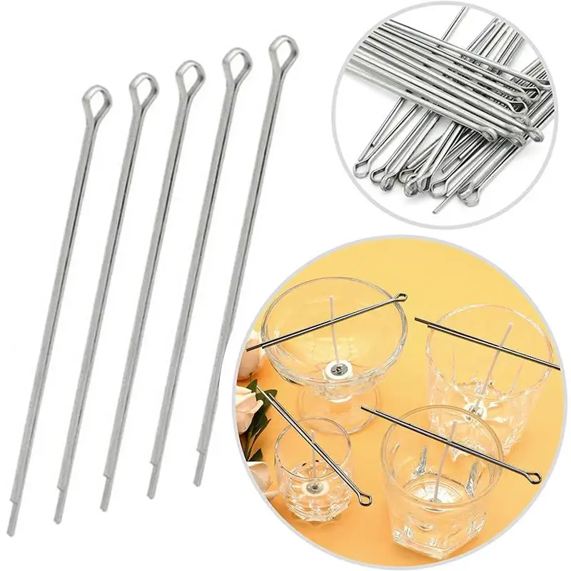 Clip Candle Making Cotton Wick 12cm/4.7inch Fixer Iron Clip 