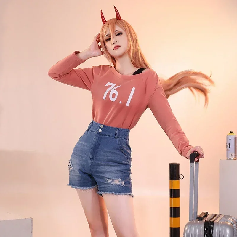 Парик для косплея Power термостойкий синтетический головной убор бензопилы из