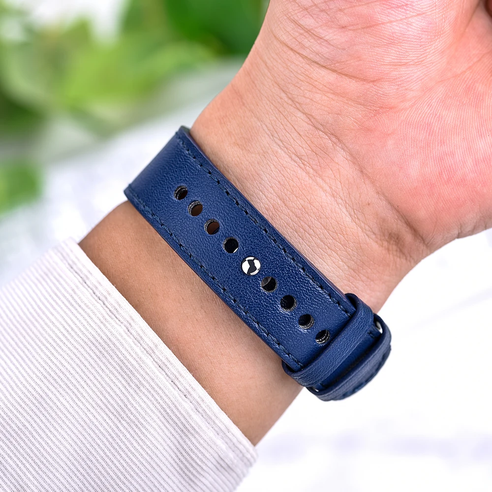 Кожаный ремешок для Apple Watch Band 49 мм 45 42 41 40 38 браслет смарт-часов аксессуары iWatch Series