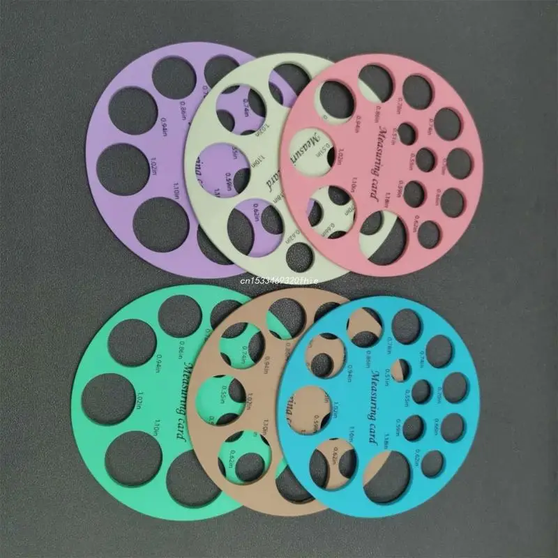 

Flange Measuring Card Skin Friendly Nipple Ruler Nipple Diameter Circle Ruler /