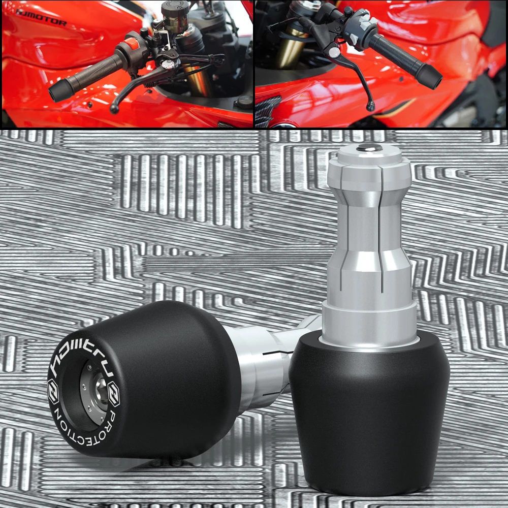 

Motorcycle metal Handle Bar End Weights Handlebar Grips Cap For Ducati Monster 950 950SP 2021-2024