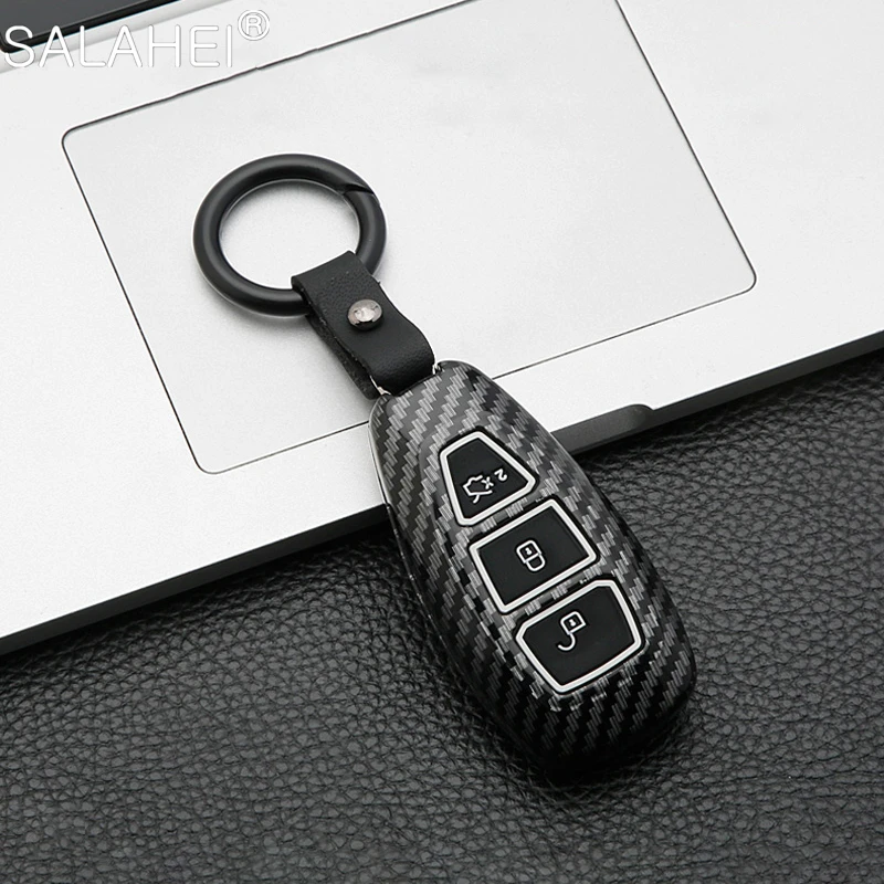 

Car Smart Key Case Cover Shell For Ford Focus 3 4 ST Mondeo MK3 MK4 MK5 Fiesta Fusion Mustang F-150 F-550 Kuga Ecosport Keychain