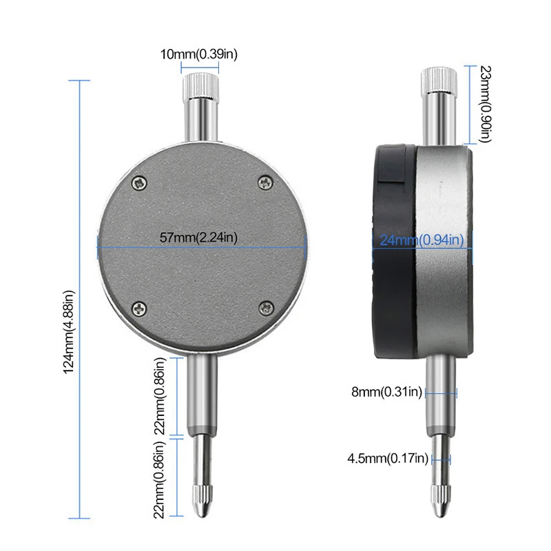 0-12 7 мм 0 01/0 001 электронный толщиномер ЖК-экран цифровой микрометр прецизионные
