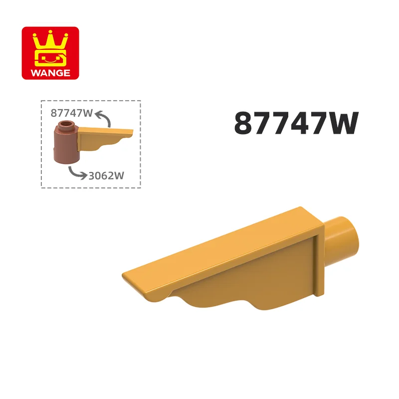 WANGE 87747W 50 г/246 шт. двойные настенные угловые строительные блоки MOC Palace совместимые