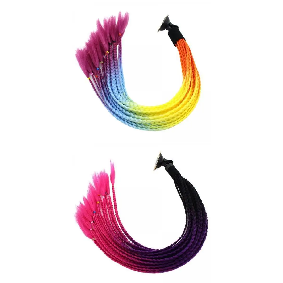 

2pcs 55cm Hair Gradient Ponytail for Motorcycles