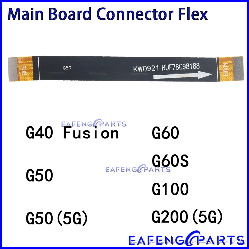 Соединительный кабель материнской платы для Motorola Moto G40 Fusion G50 G60 G60S G100 G200 5G гибкая