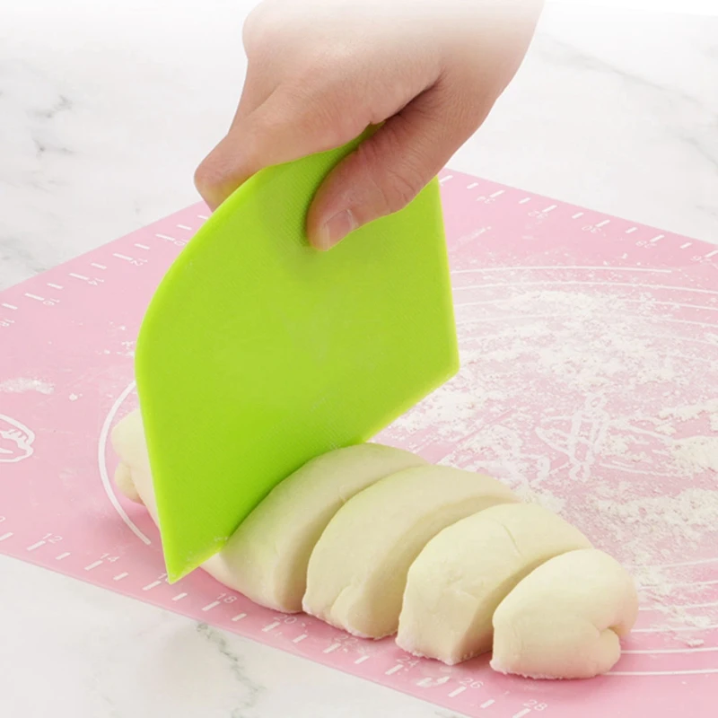 Резак для теста торта крема гладкий скребок масла Многофункциональный кухонный