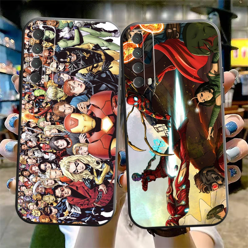 

Popular Marvel Phone Case For Huawei Honor 10 V10 10i 10 Lite 20 V20 20i 20 Lite 30S 30 Lite Pro Funda Silicone Cover