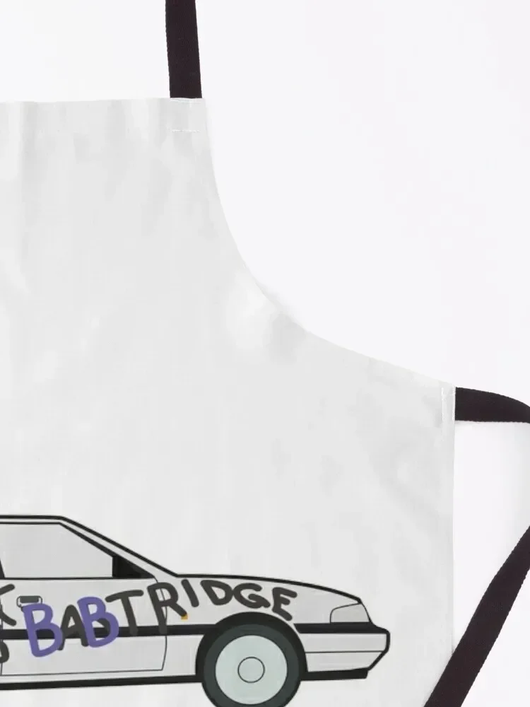 Фартук Alan's Rover 800 с грубыми маркировками ( цензуры) цифровым рисунком Alan Partridge