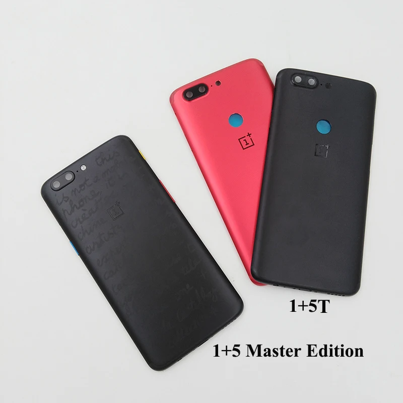 

Задняя крышка батарейного отсека для OnePlus 5 Master Edition, запасные части для One Plus 1 + 5T A5010 и лоток для SIM-карты