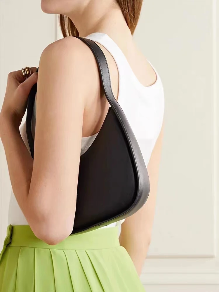 JORL&KORL Luxury Brand Women's Handbag Fashion Crescent Bag Suitable for Underarm Shoulder Retro Handbag