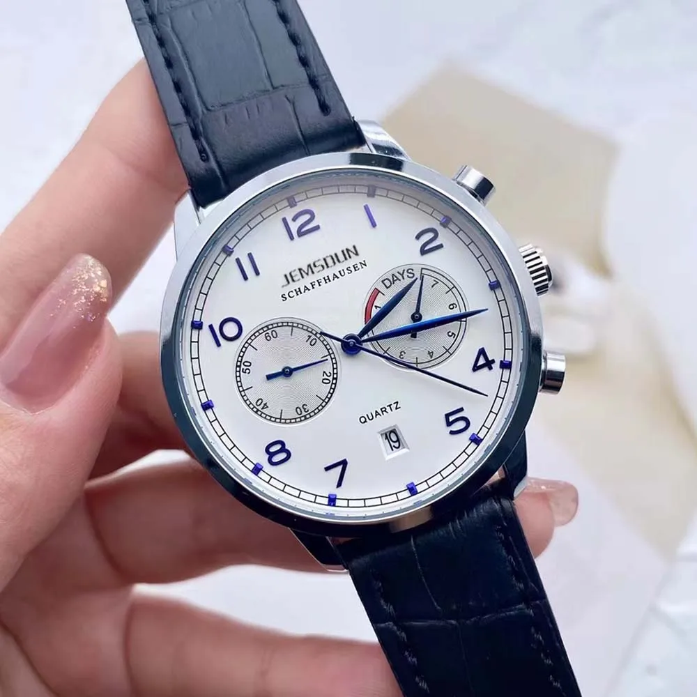 

New Original Mens Watches Luxury Multifunction Automatic Date Sports WristWatch Top Business Chronograph Quartz AAAAA Male Clock