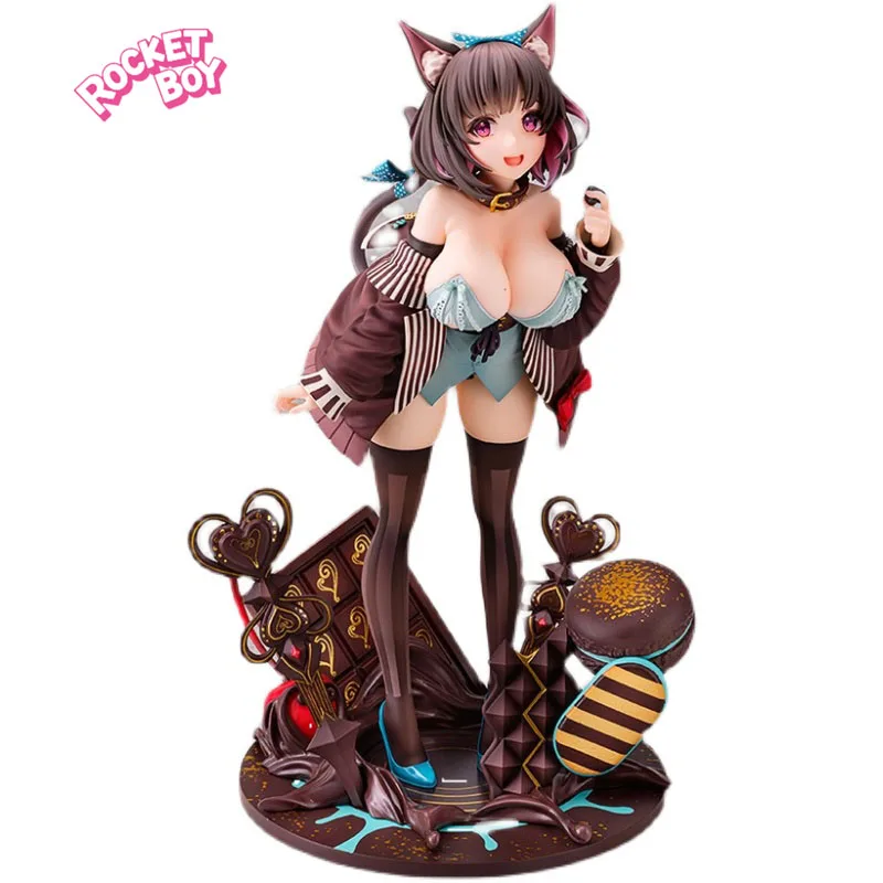 

In Stock 100% Original Rocket Boy Native N Yaman Mauve Cat Ear Girl 24cm Sexy Girls Action Anime Figure Model Toys Holiday Gifts