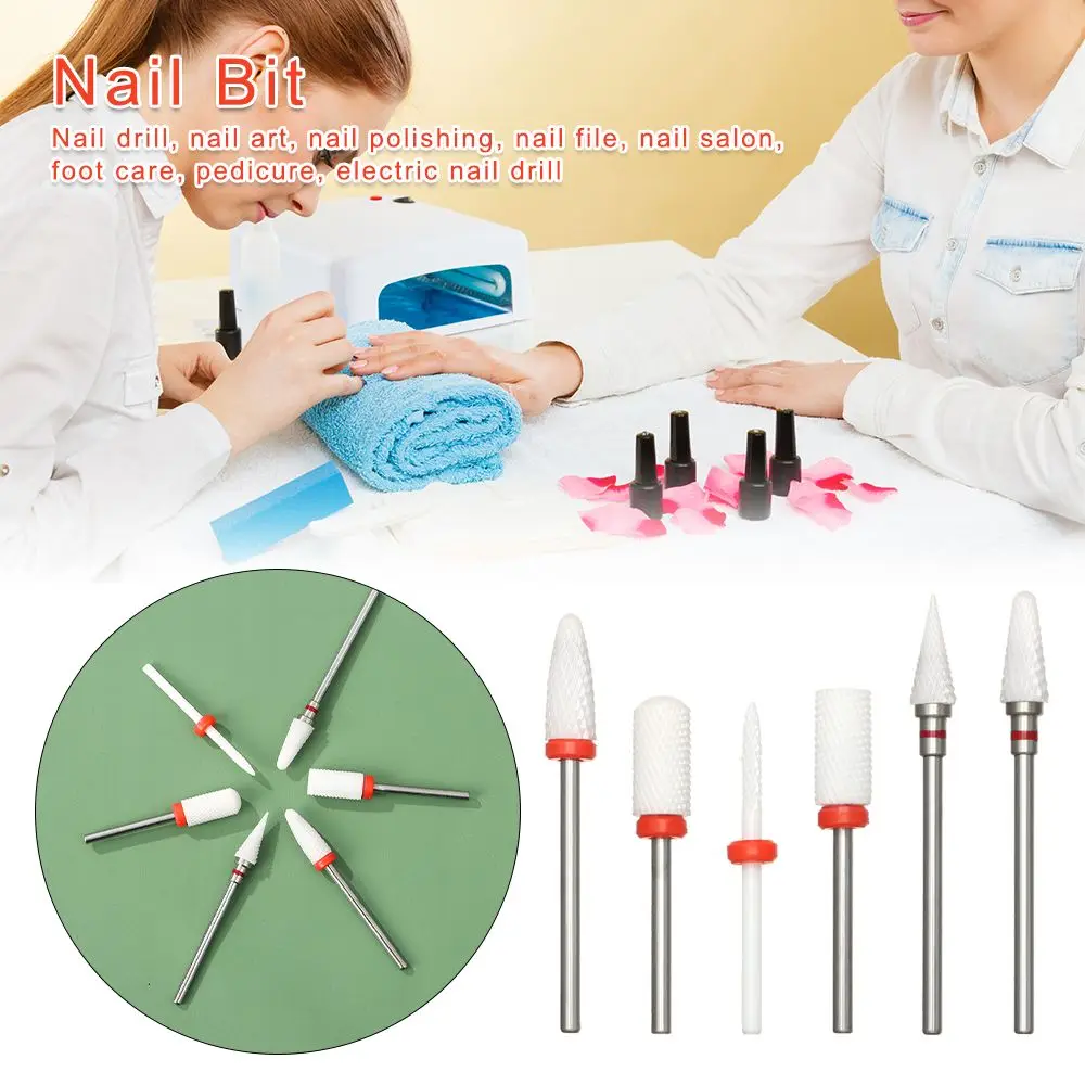 

Manicure Machine Ceramic Pedicure Nail Rotate Burr Milling Cutters Nail Drill Bits Nail Cutter Nails Files