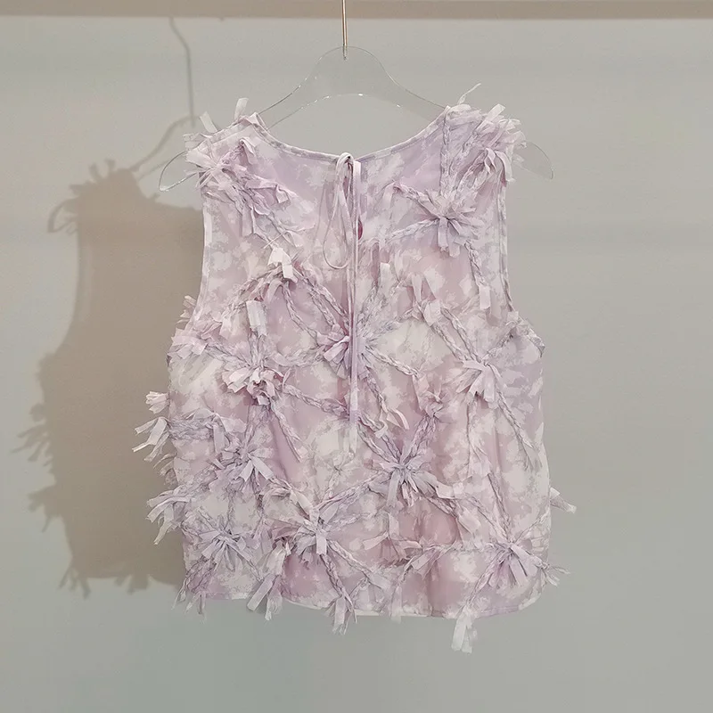 

Новый Тканый жилет, жилет, Женский Топ без рукавов