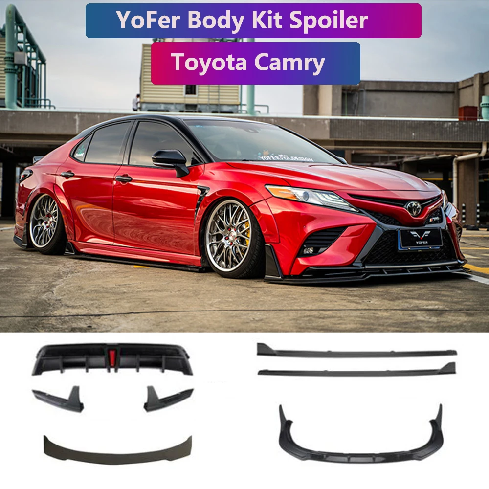 

For Toyota Camry Sports Edition Surrounded YoFer Extreme Night Edition Front Shovel Side Skirt Rear Lip Spoiler Modification